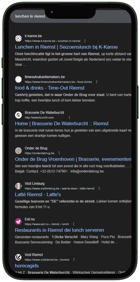 K-Kanne lunchen in riemst Google